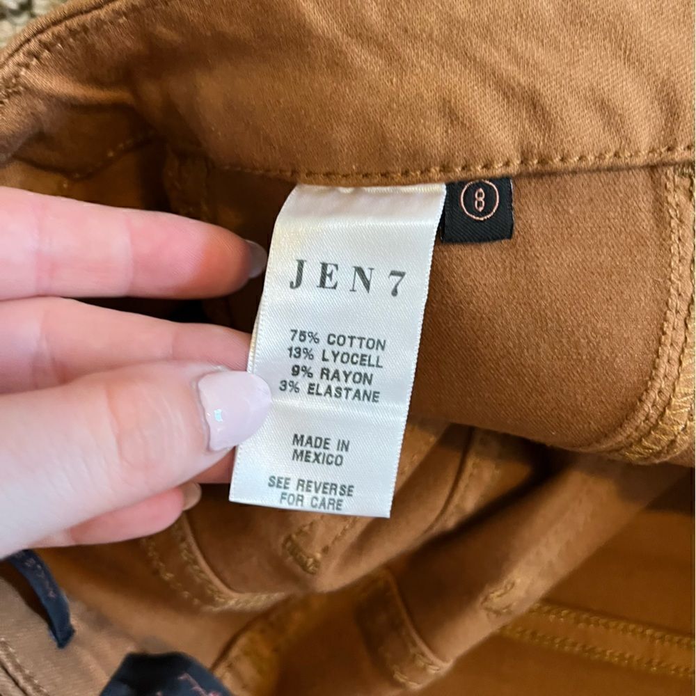 Jen7 by 7 For All Mankind Coated Ankle Skinny Jeans - Picture 9 of 9